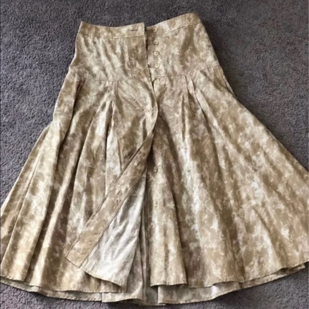 Michael kors cotton midi skirt size 4